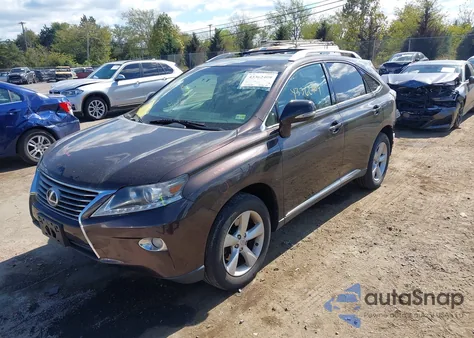 2013 Lexus Rx 350 z USA, uszkodzony, nr VIN 2T2BK1BA9DC212742